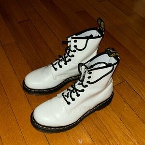 White Dr. Martens
